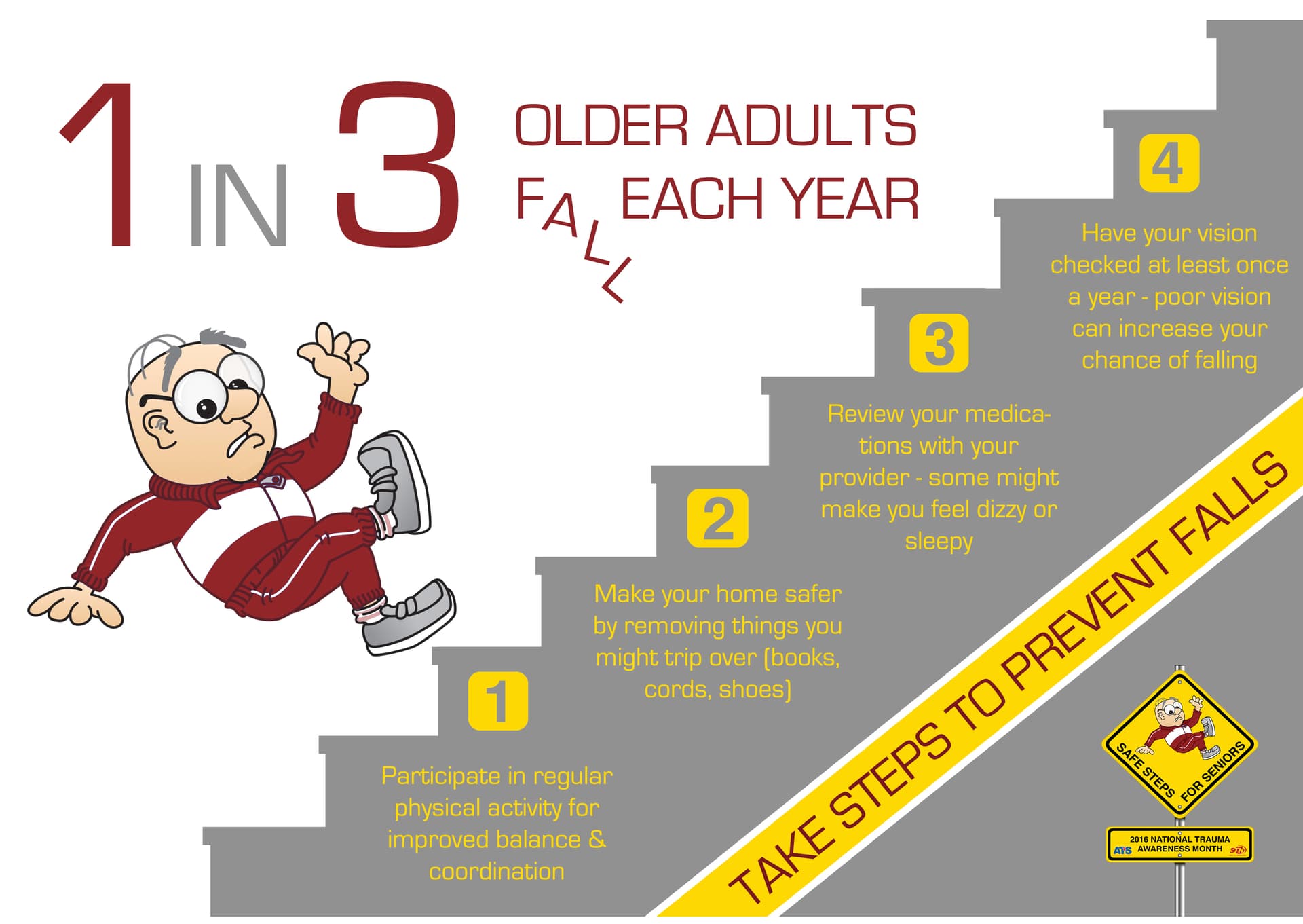 Adams County Senior Council Offers Six Steps to Prevent Older Adult Falls