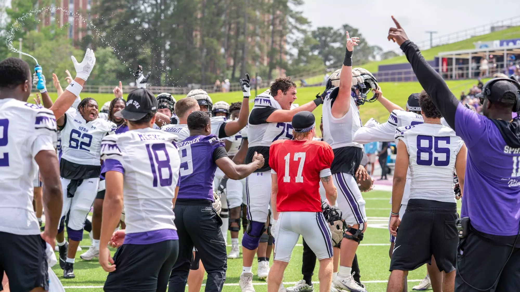 SFA offense tops defense in Graylan Spring Game, honors legacy
