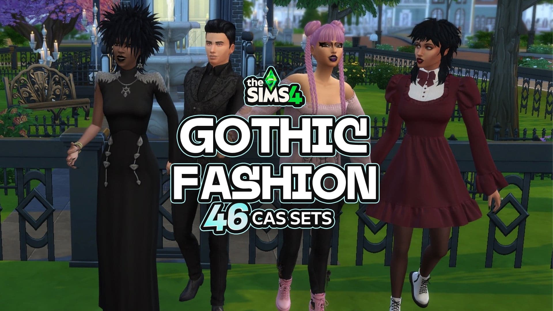 The Sims 4 gothic CC roundup helps players build darker, moodier looks