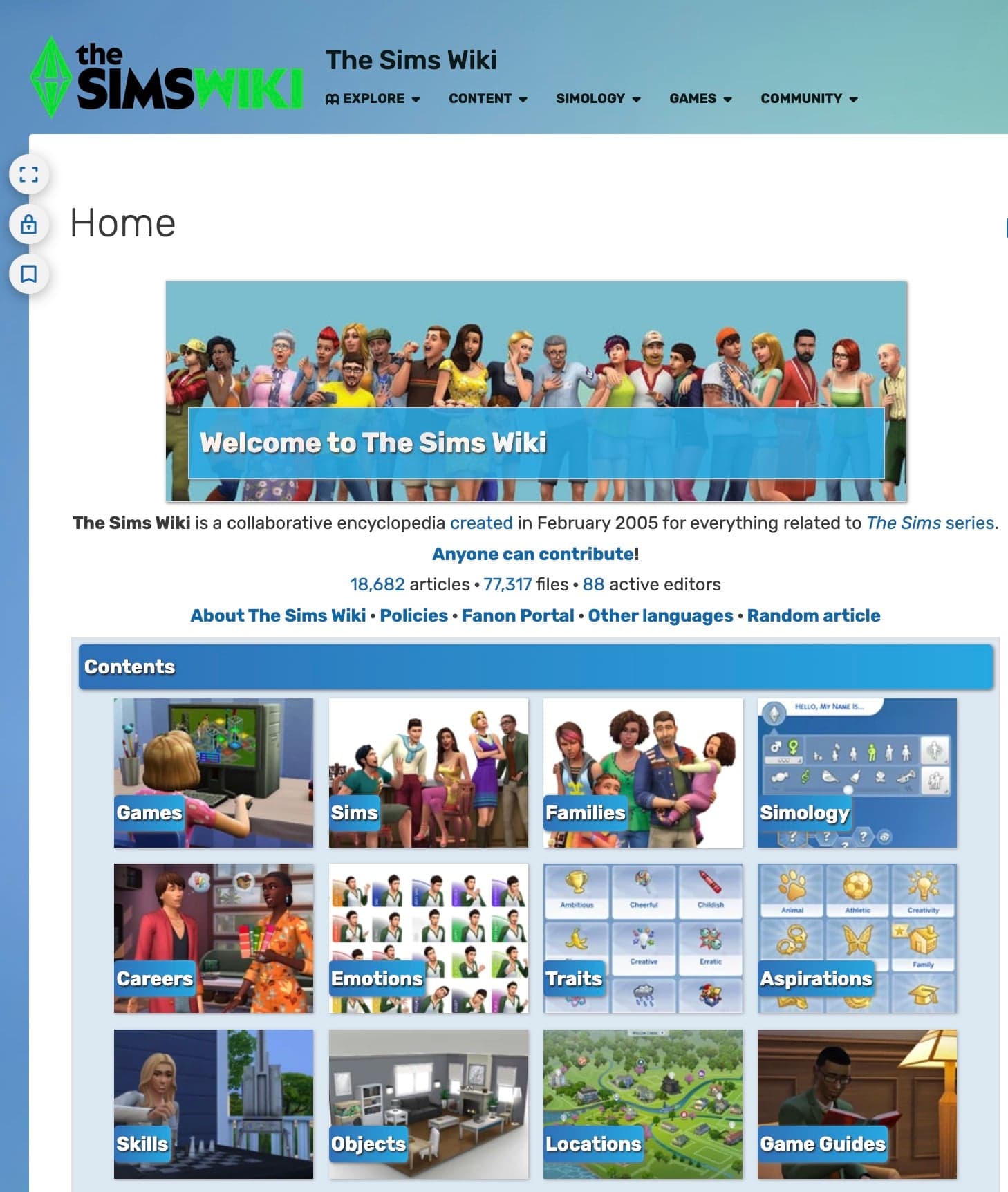 EA and FANDOM explore Sims Wiki redesign, challenge library plans