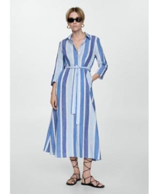 Machine-Washable Mango Shirtdress Brings Easy Spring Polish to Workwear
