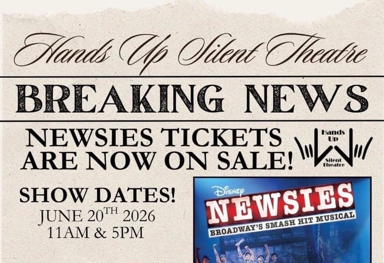 Hands Up Silent Theatre brings ASL Newsies to Millville stage