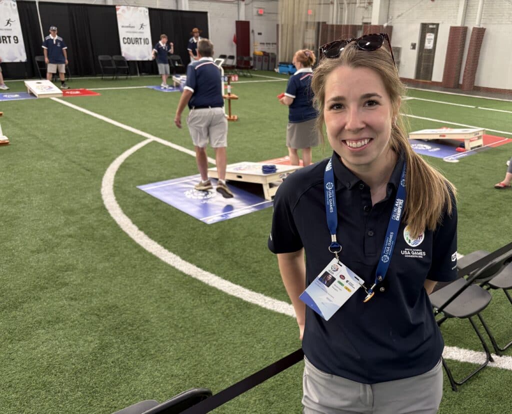 Special Olympics standardizes cornhole with Indiana leader at USA Games