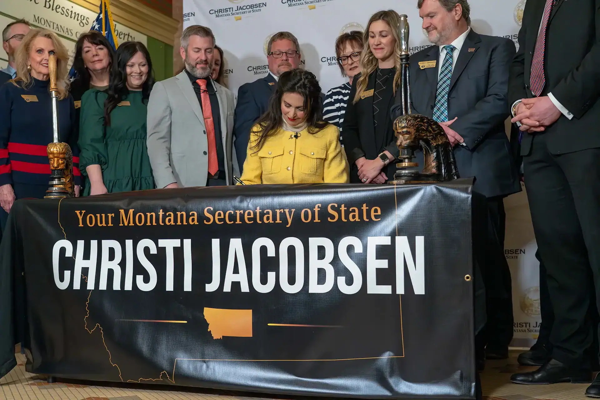 Ethics Complaint Targets Jacobsen Billboards, Alleges Misuse of State Funds