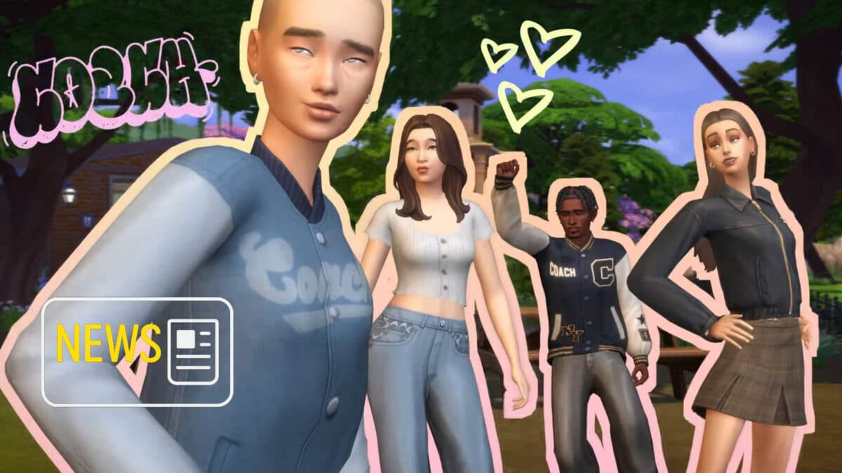 The Sims 4 Adds Free Coach Collection With New CAS, Gallery Household