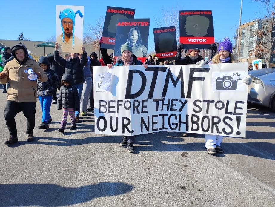 About 50 protesters in Richfield urge Target to condemn ICE enforcement