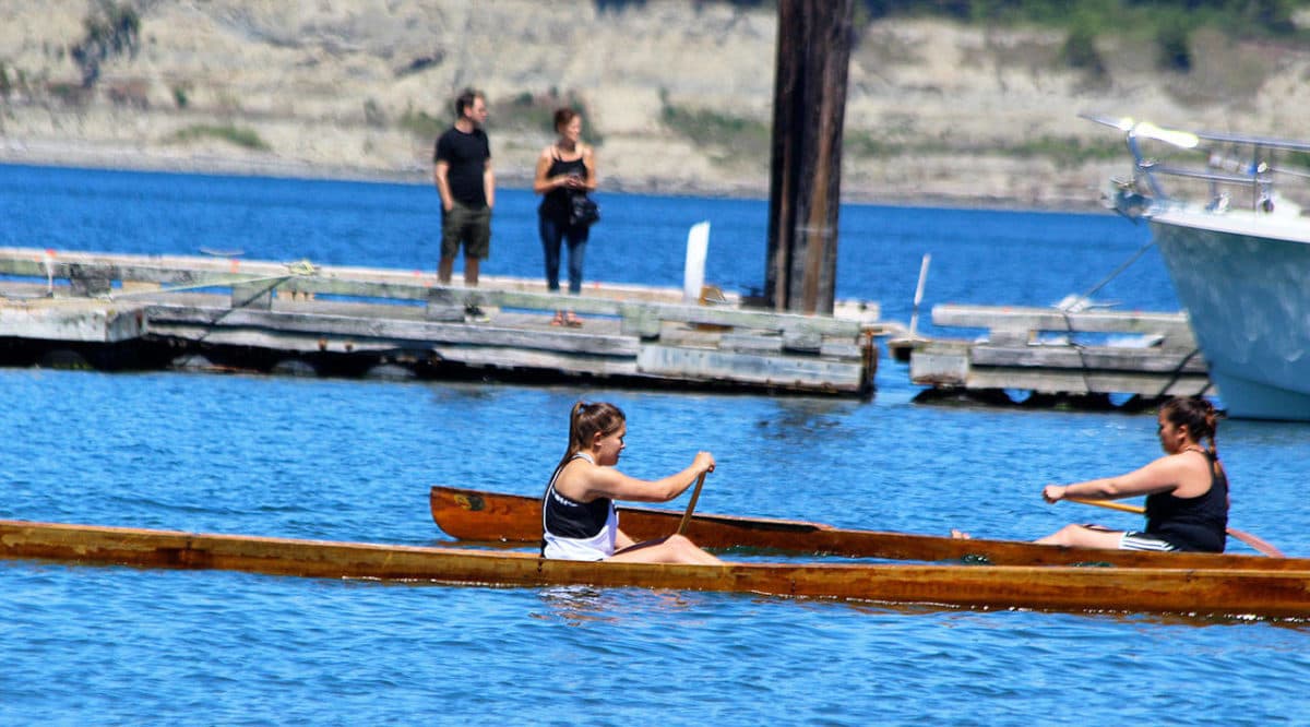 Penn Cove Water Festival Brings Canoe Racing, Native Arts to Coupeville