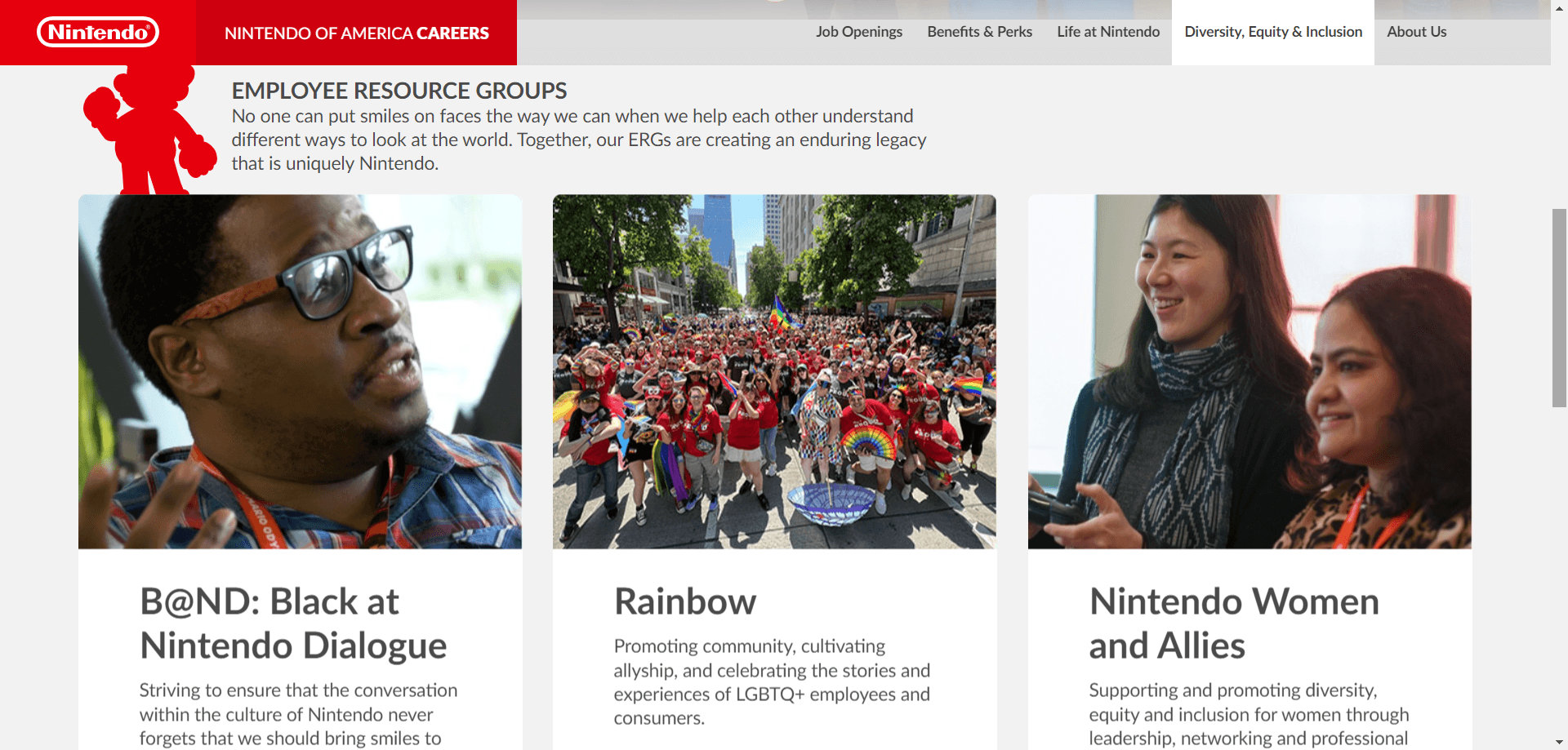 Nintendo showcases inclusion, employee groups, and diversity as business strength