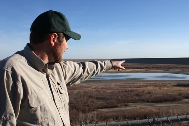 Optima Lake's future uncertain as water drops limit reservoir