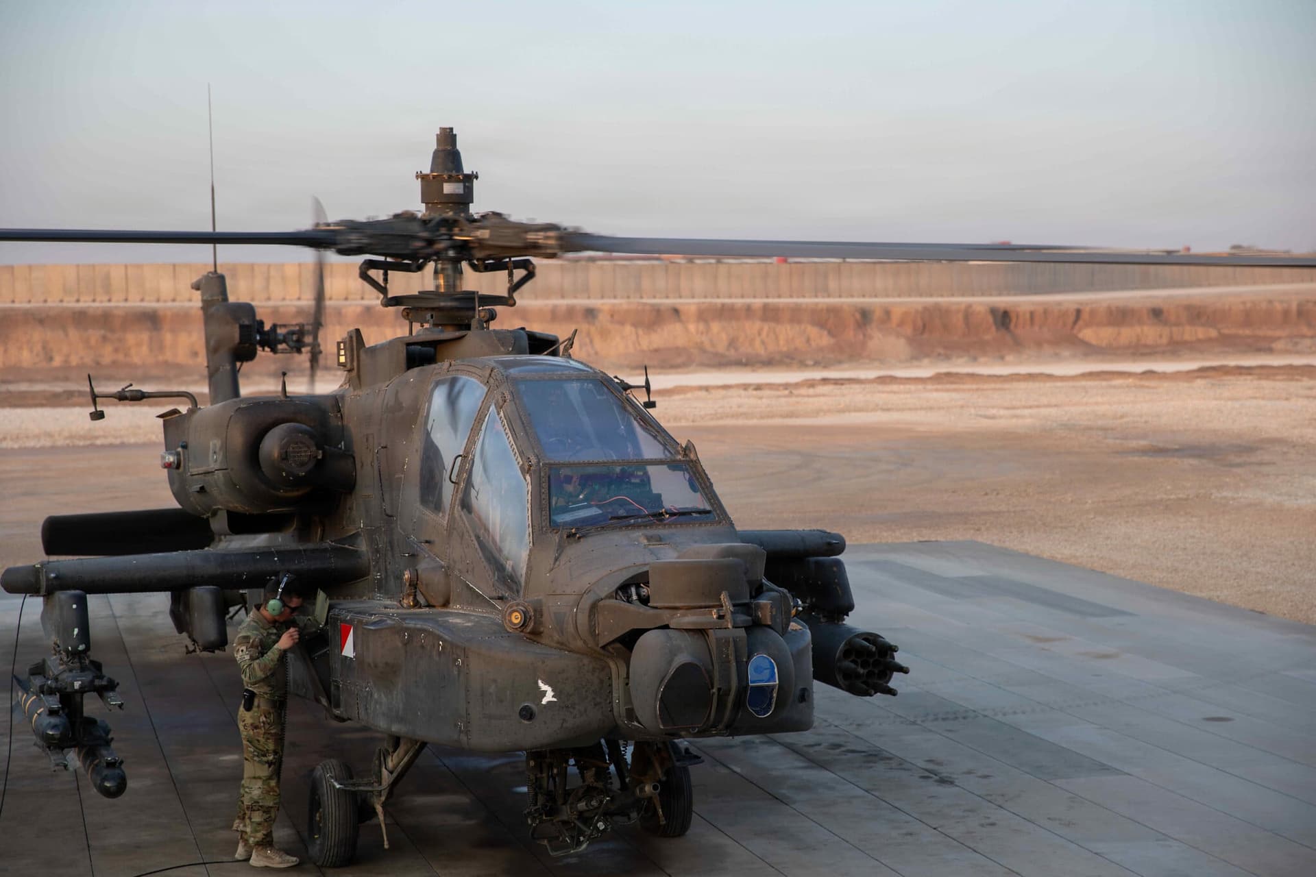 Army Apache crashes near Strait of Hormuz, crew survives