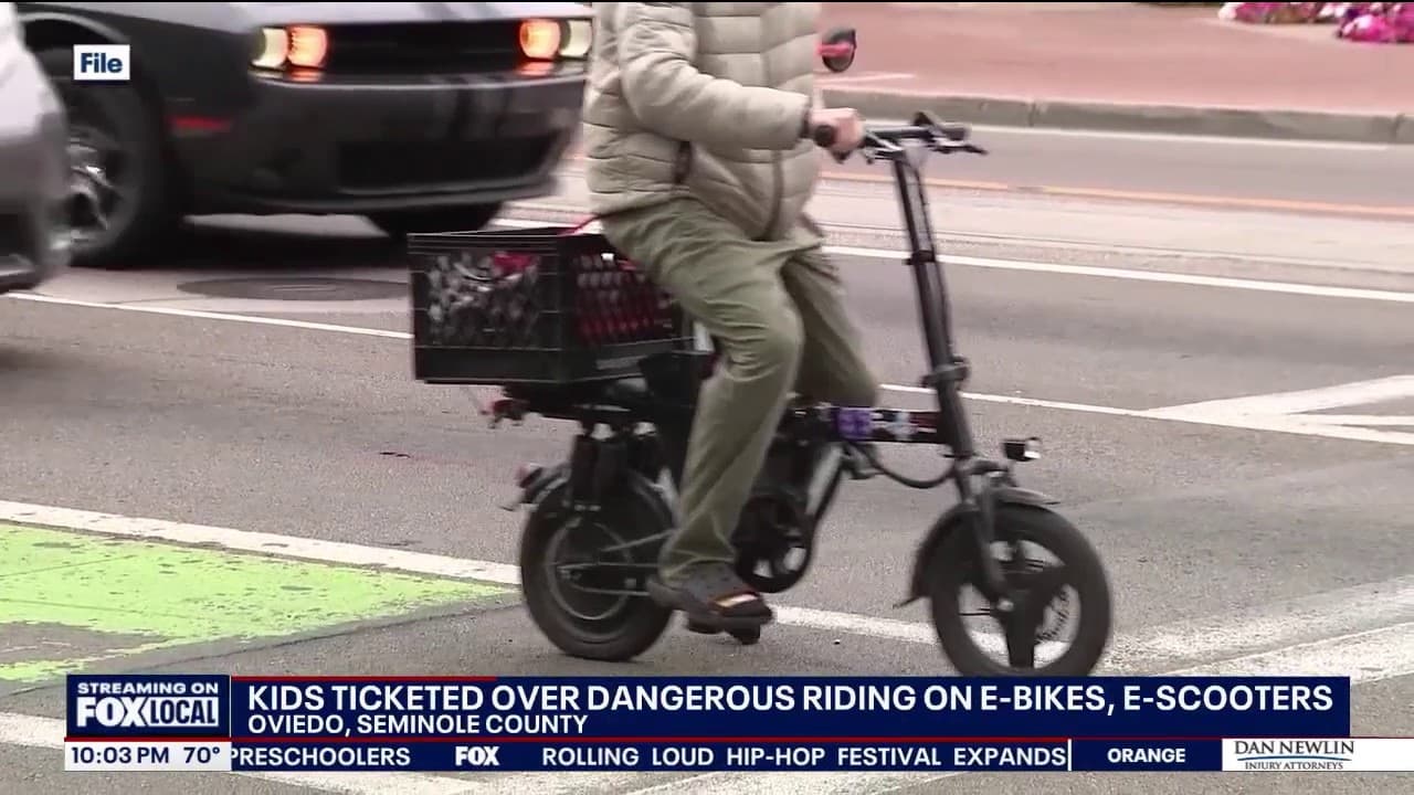 Oviedo police warn of unsafe e-bike, e-scooter riding on roads, sidewalks