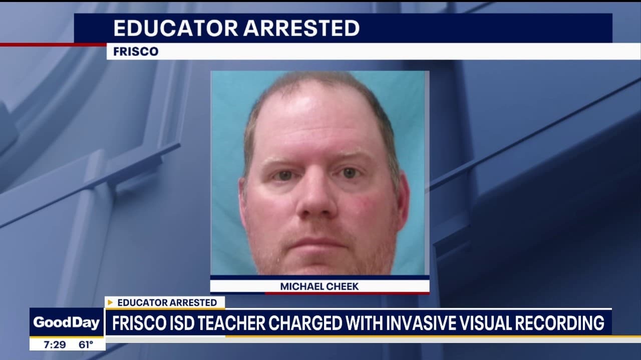 Frisco Third-Grade Teacher Michael Cheek Arrested on Invasive Visual Recording Charge