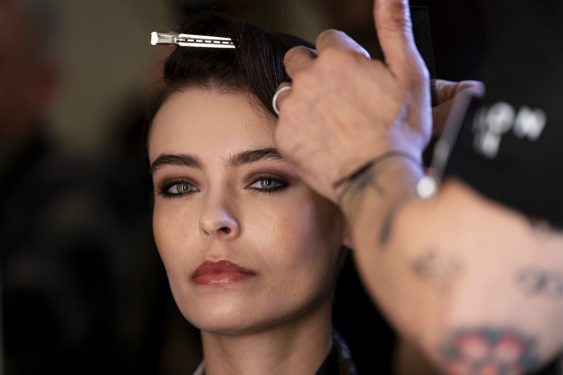 Fashion Month's Top Five Beauty Trends, From Glossy Lips to Glass Hair