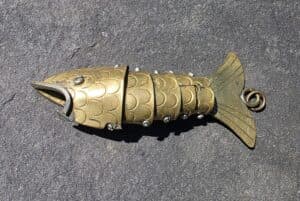 Lost Fish Pendant Recovered from Chevy Chase Backyard by Metal Detection Specialist