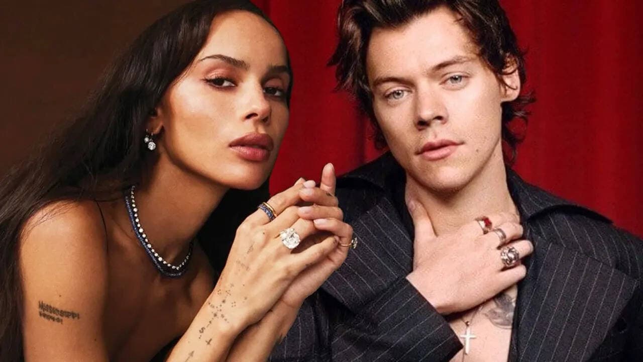 Zoë Kravitz and Harry Styles spark engagement buzz with matching tattoos