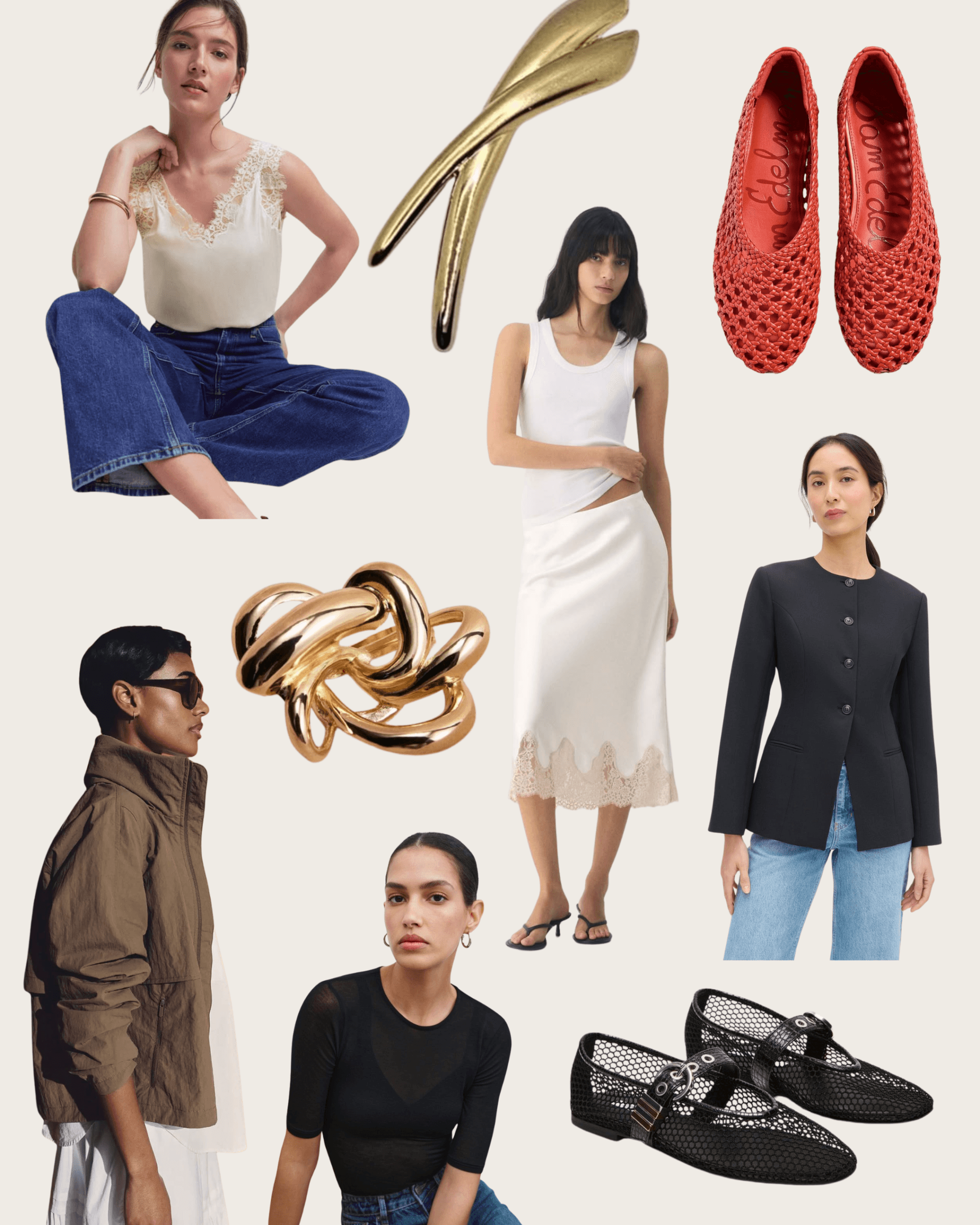 Spring 2026 Capsule-Worthy Buys: Sheer Layers, Funnel-Neck Jackets, Timeless Denim