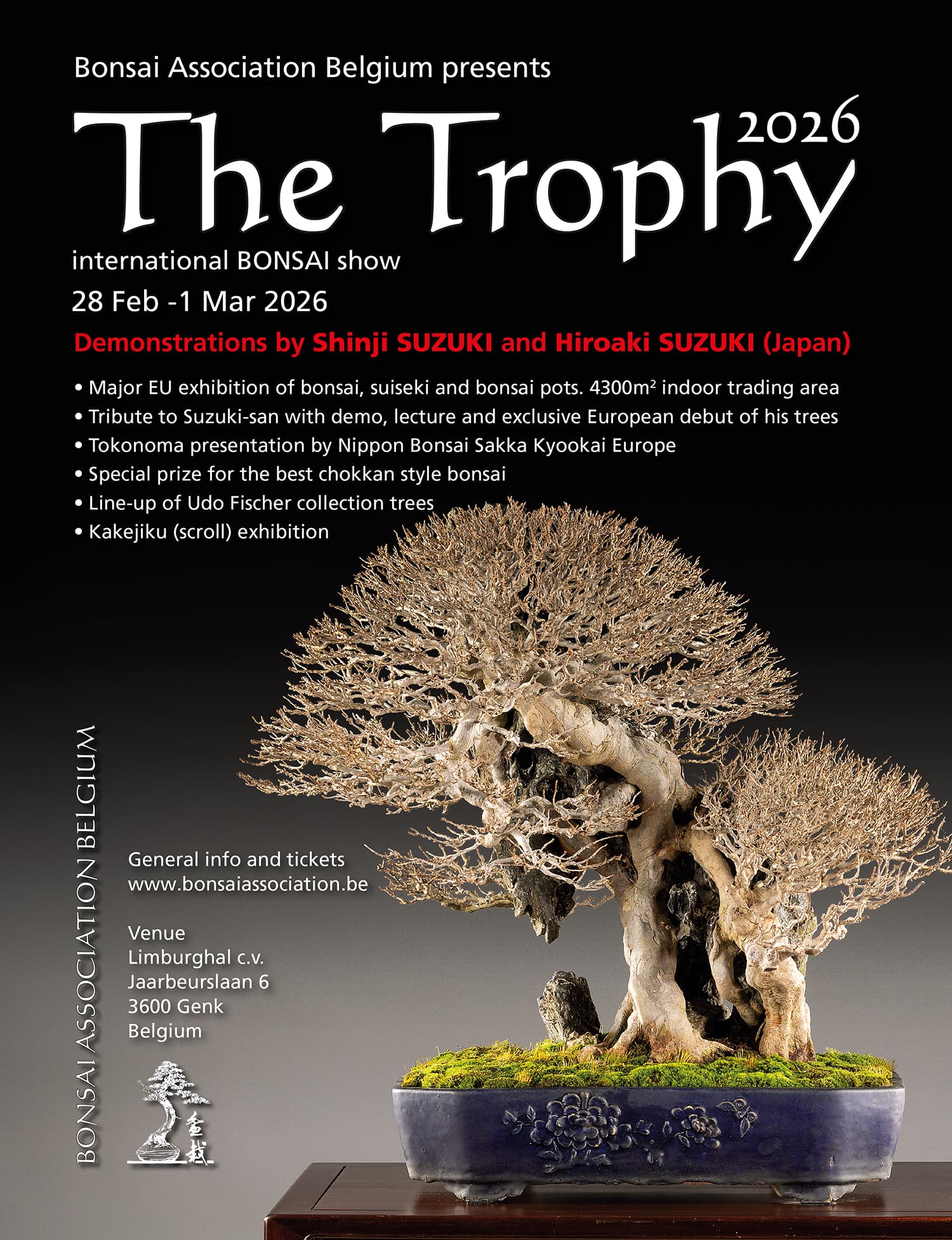The Trophy 2026 in Genk features Suzuki demos and large trade hall