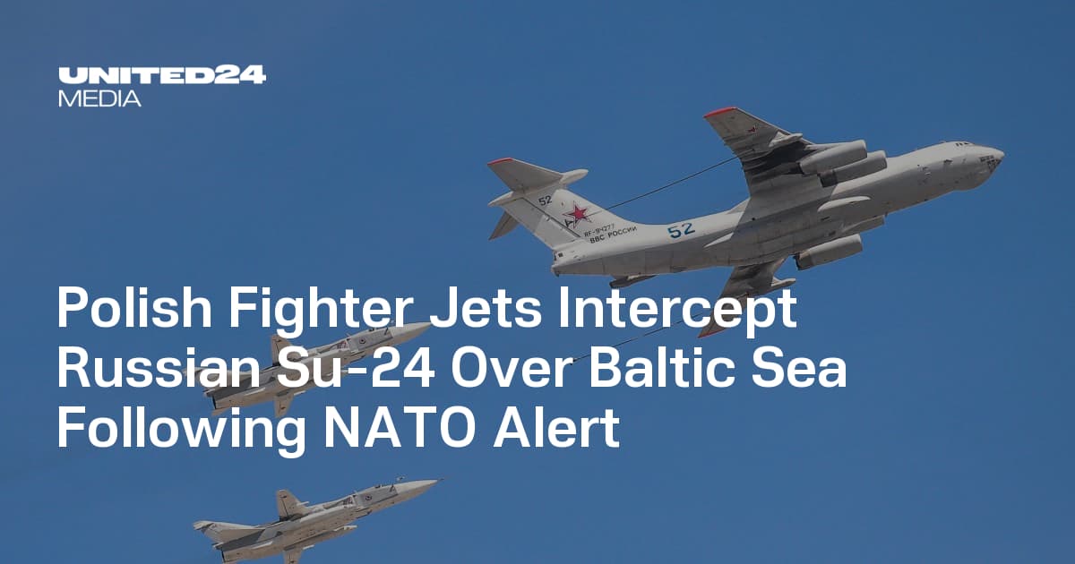 Poland scrambles jets, escorts Russian reconnaissance plane over Baltic Sea