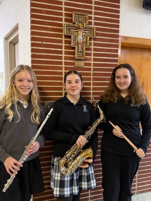 Storm Lake St. Mary’s students head to diocesan band festival