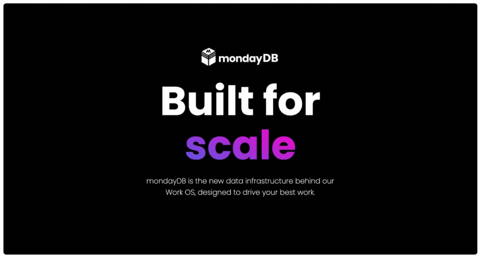 monday.com unbundles mondayDB to scale Work OS data faster