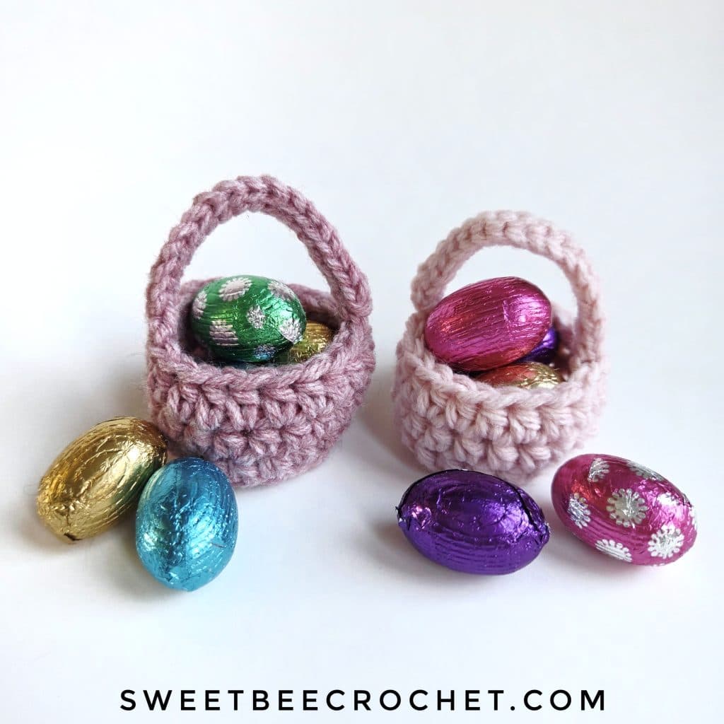 Free Five-Round Mini Easter Egg Basket Pattern Perfect for Last-Minute Makers