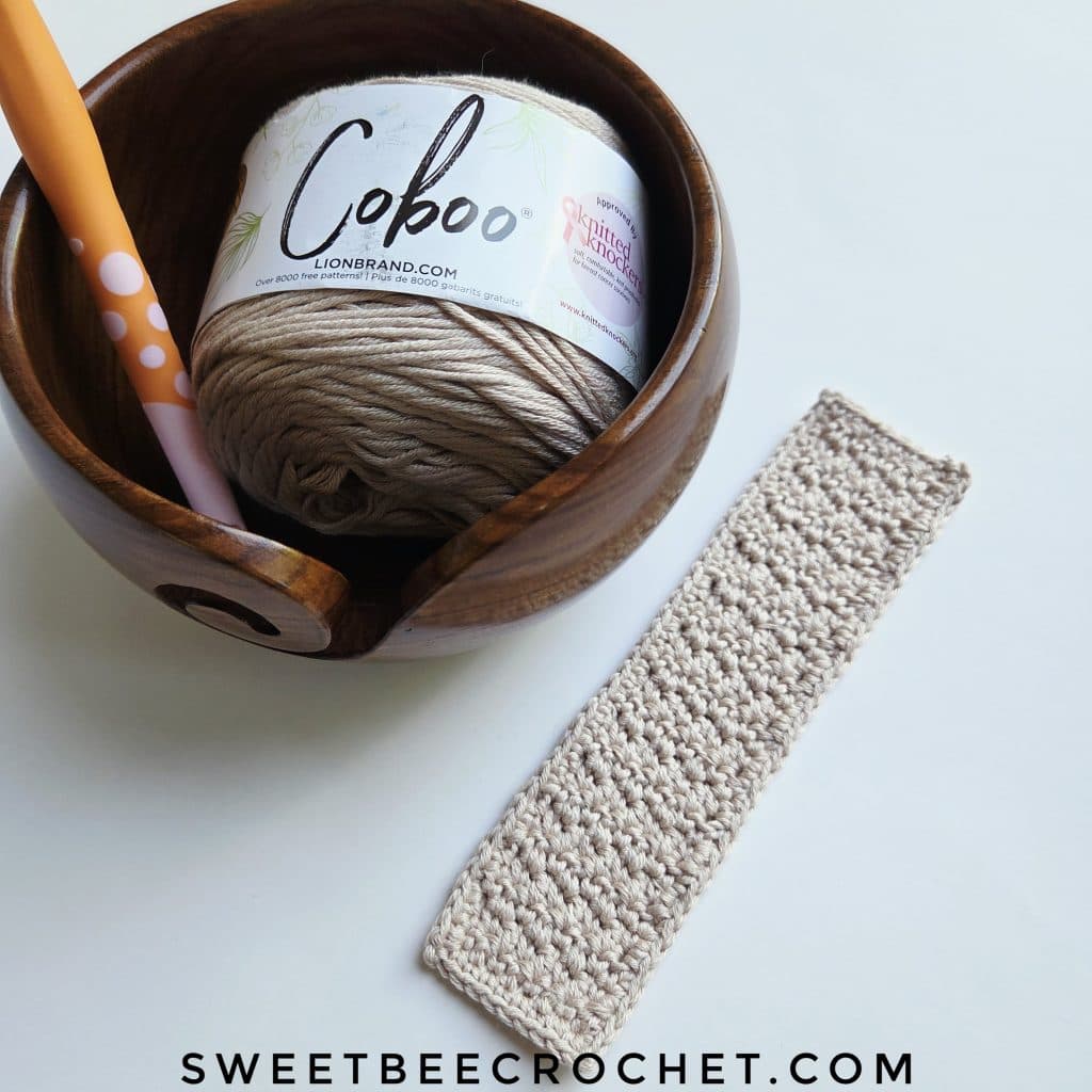 Sweet Bee Crochet releases beginner-friendly lemon peel stitch bookmark pattern