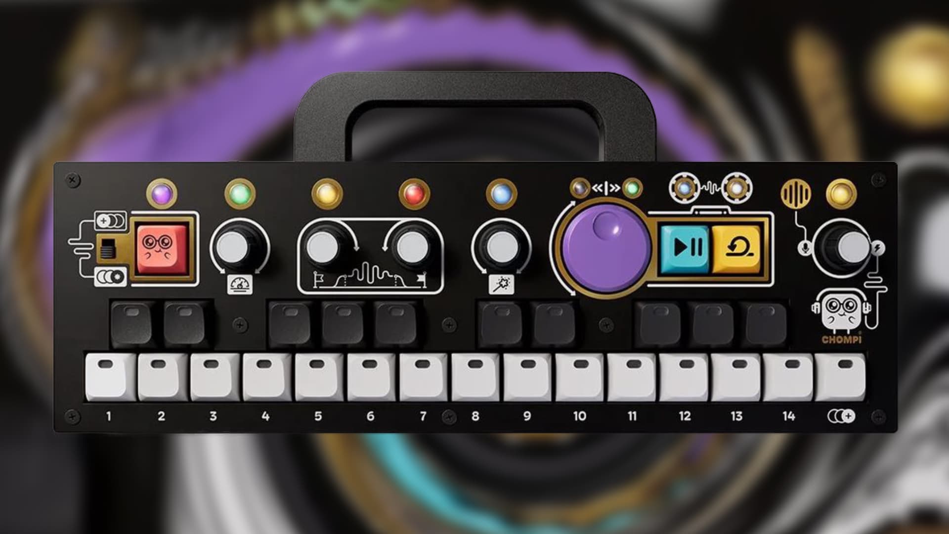 CHOMPI Club gets TEMPO firmware, adds pattern-based tempo-synced groovebox mode