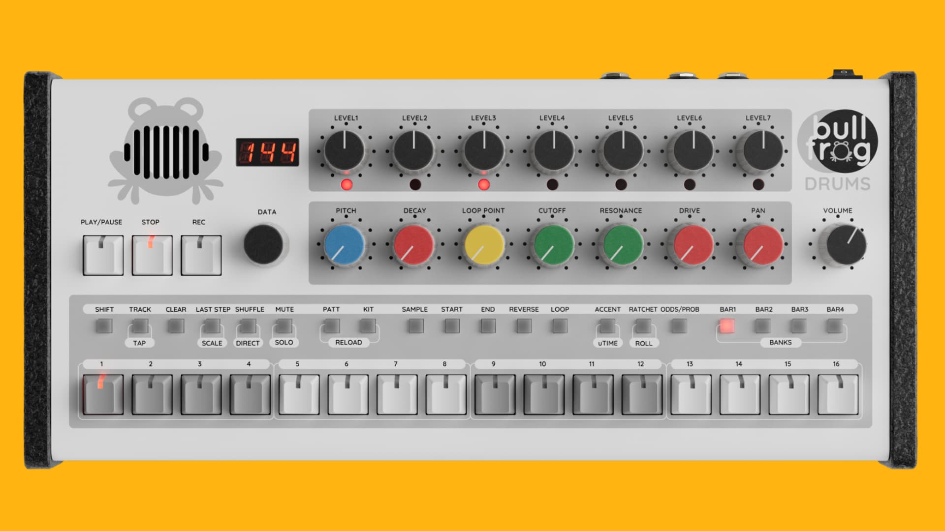 Erica Synths Bullfrog Drums finally available, Richie Hawtin sample-based beat box arrives