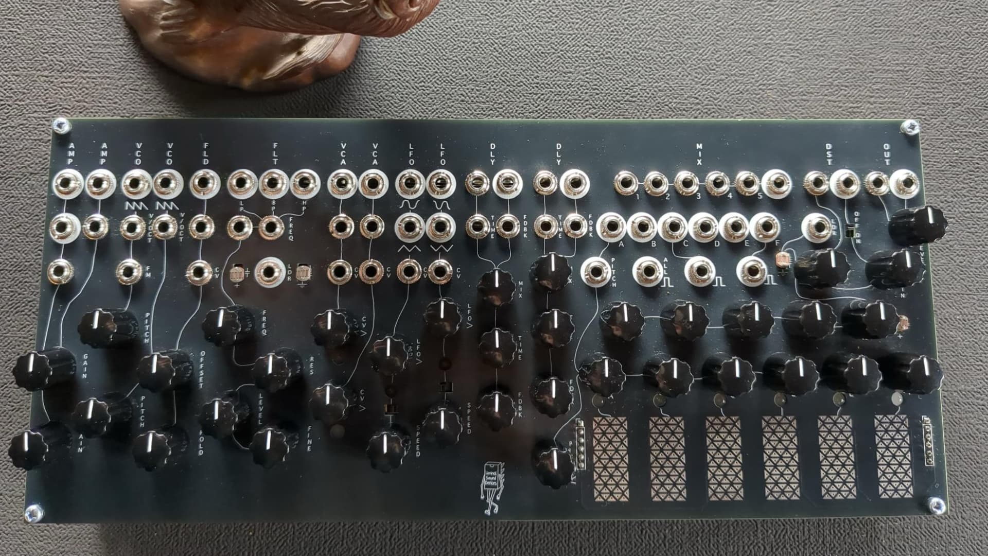 Liminal Sound Devices launches Burg analog semi-modular synth with touchpads, light sensors