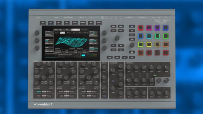 Waldorf Iridium Desktop MK2 adds Aphex Twin note-by-note locks