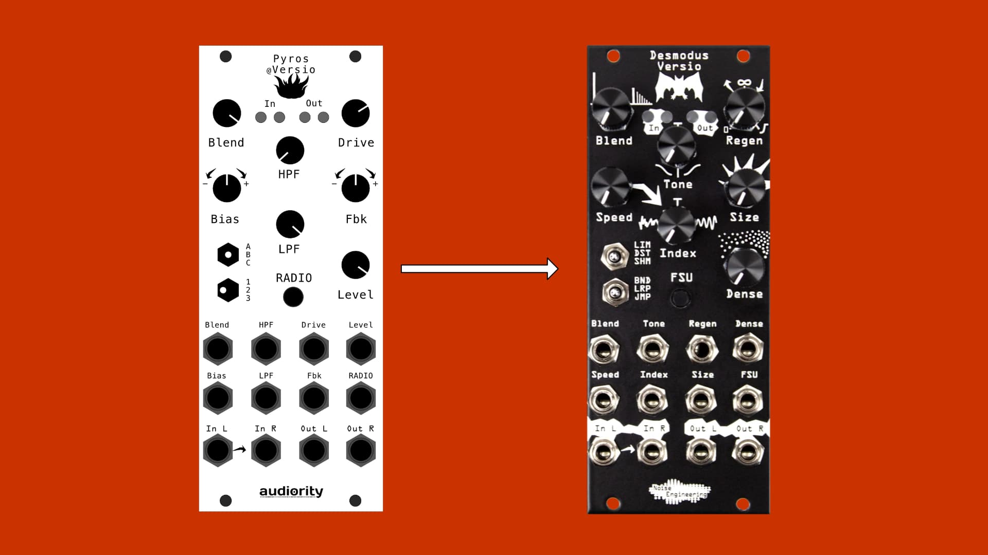 Audiority's Free Pyros Versio Brings Nine Distortion Algorithms to Noise Engineering Hardware