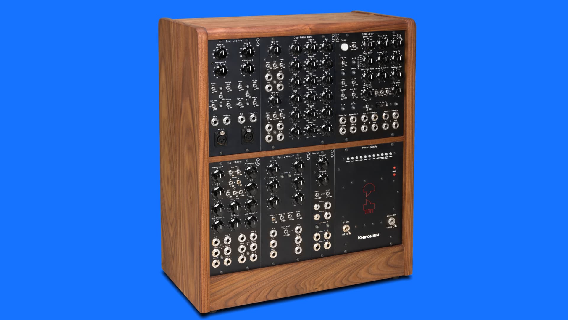 Knif Audio unveils Knifonium, a high-end 5U modular effects system