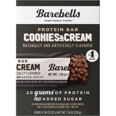 FitnessVolt crowns Barebells Cookies & Cream the best protein bar overall