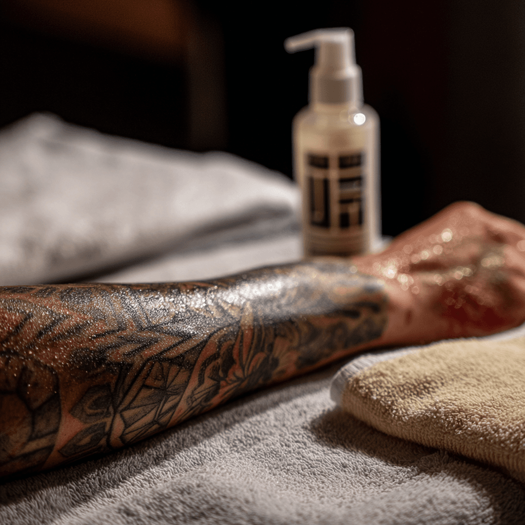 Aftercare to Preserve Crisp Lines in Geometric and Dotwork Tattoos