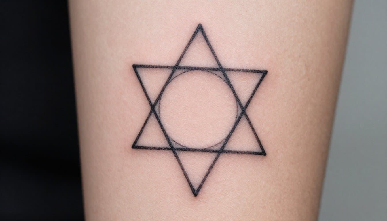 Why minimalist geometric tattoos rely on balance and negative space
