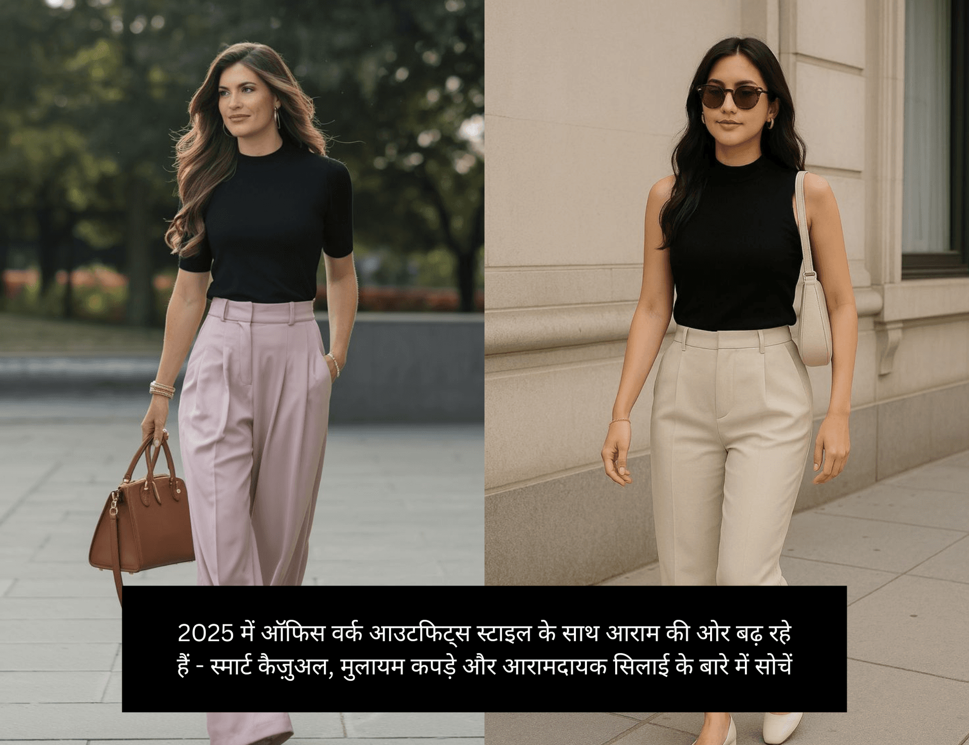 Utility Meets Tailoring: Chore Coats, Silk Blouses and Wide-Leg Trousers