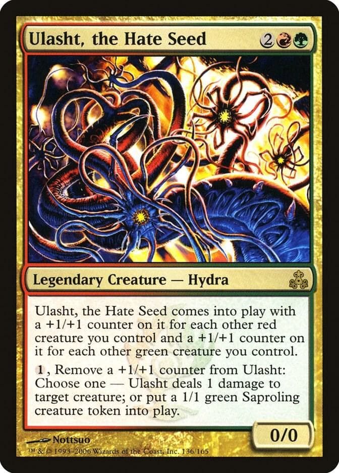 Ulasht, the Hate Seed turns token swarms into Commander threats