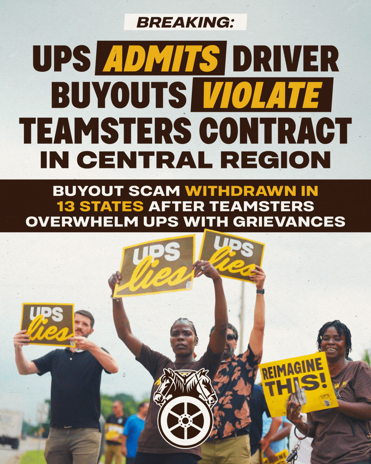 UPS Teamsters guide drivers on documenting contract violations