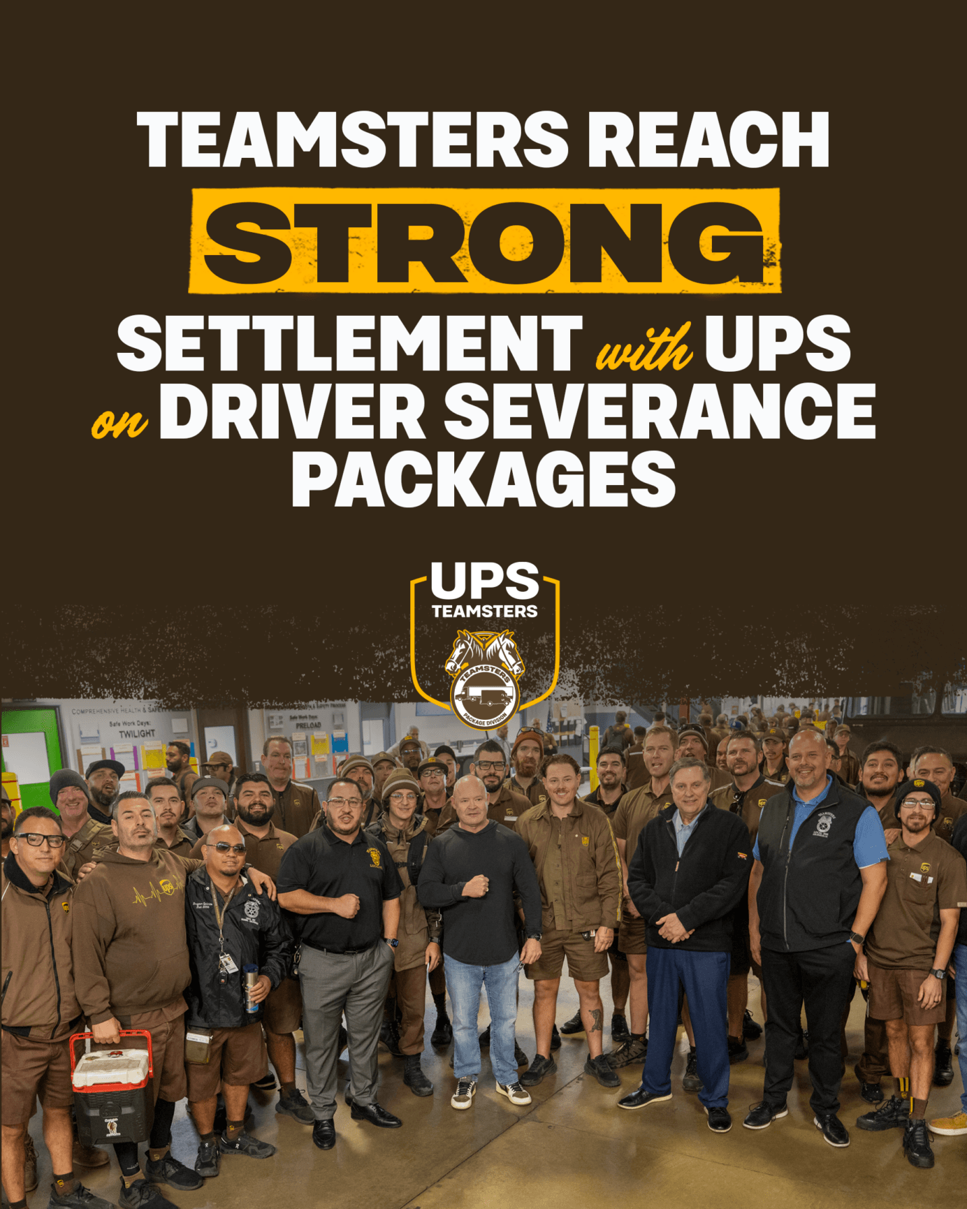 UPS and Teamsters cap driver buyouts at 7,500, $150,000 each