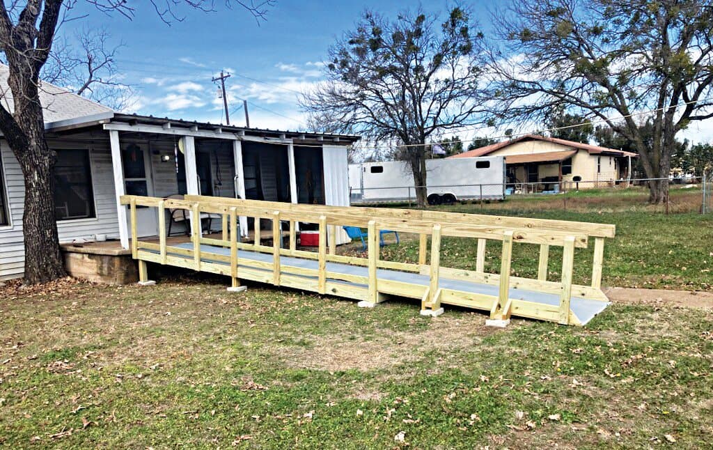 Coryell County volunteers build free ramps to restore home access