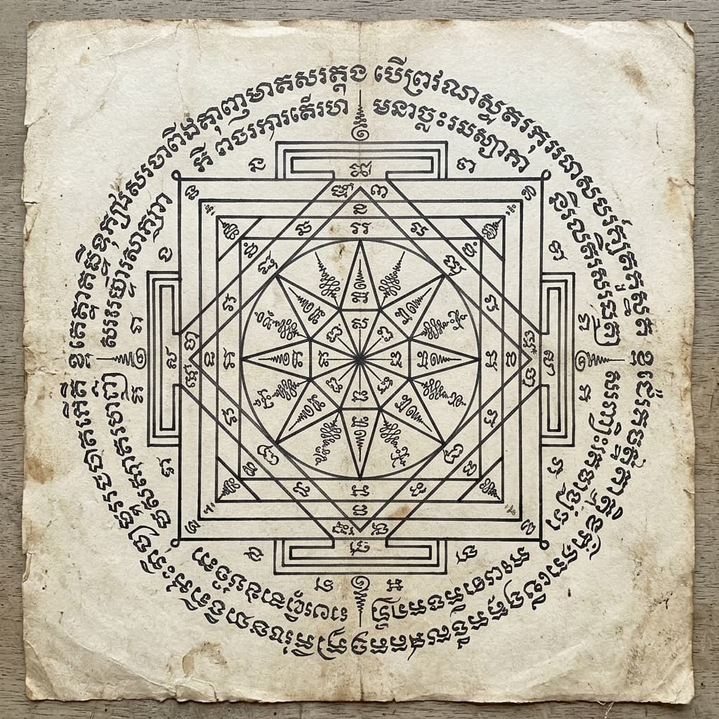 Yantra Tattoos, Thailand’s Sacred Geometry Tradition Explained