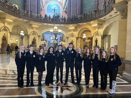 Jacksonville FFA students visit Capitol to promote agriculture education