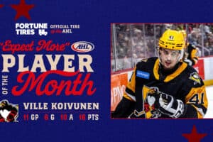 Grand Rapids rookie Brandsegg‑Nygård's five-goal week earns AHL Player of the Week