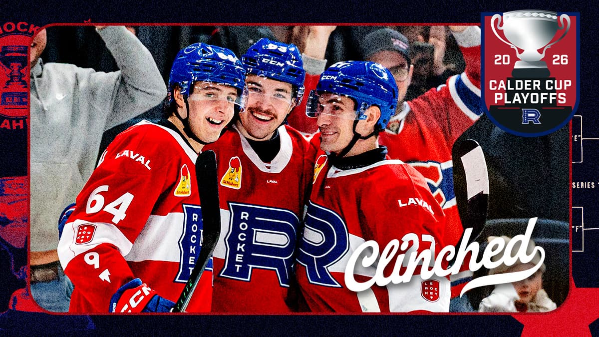 Laval Rocket Clinch Playoff Berth With 5-1 Win Over Wilkes-Barre
