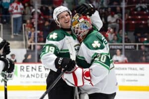 Checkers Blank Bridgeport 2-0 in First Home Game After 10-Game Road Swing