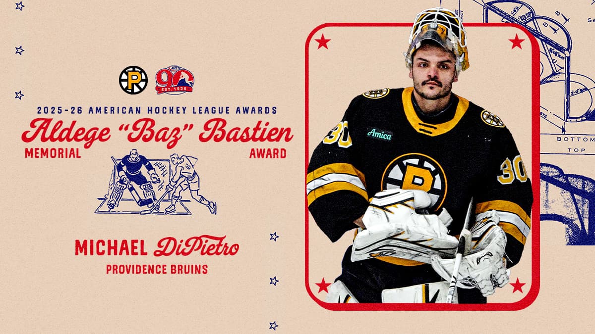 DiPietro wins second straight Bastien Award, leads Providence to AHL's best record