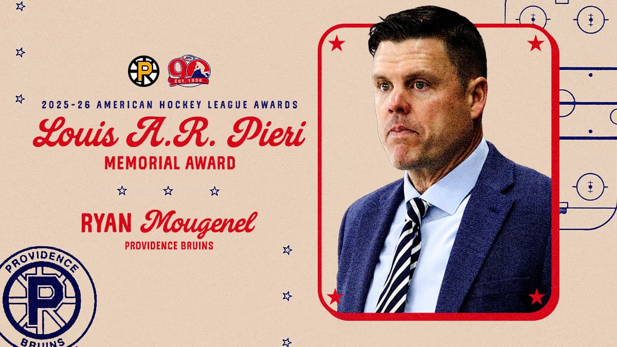 Ryan Mougenel wins AHL coach of the year after Bruins' dominant season