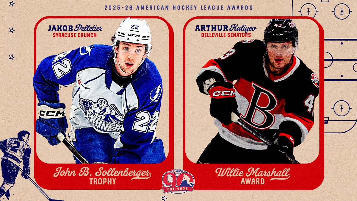 Jakob Pelletier wins AHL scoring title, Arthur Kaliyev claims goal crown