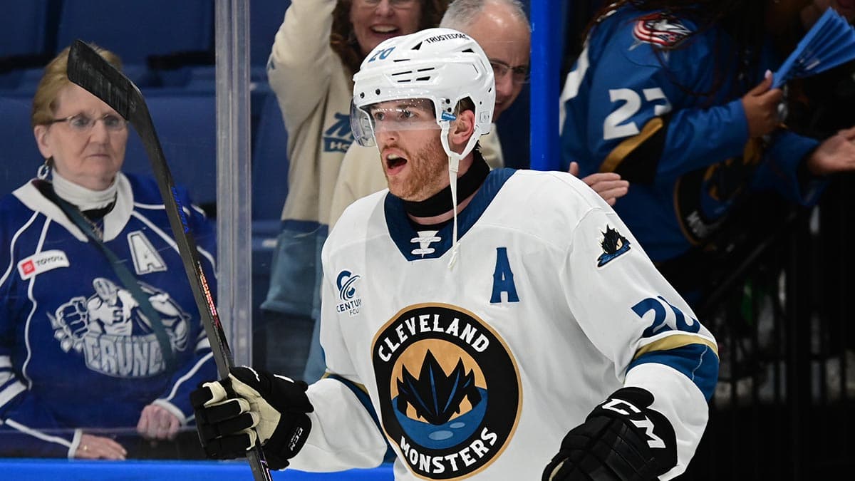 Fasching’s first playoff goal lifts Monsters past Crunch in overtime
