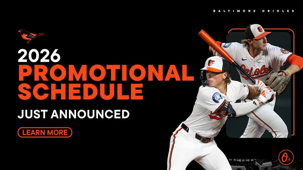 Orioles Unveil 2026 Camden Yards Giveaways and Theme Nights Schedule